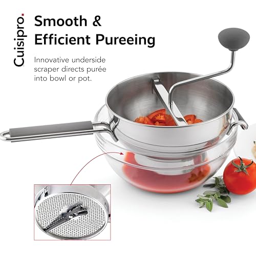 Cuisipro Deluxe Food Mill,Silver - Image 2