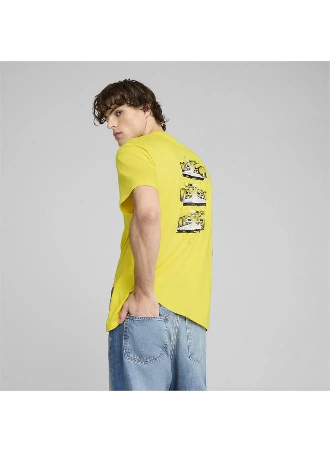 Puma Speed Yellow Scuderia Ferrari HP Race Color Splash Graphic Tee Men for Men | Best Price UAE