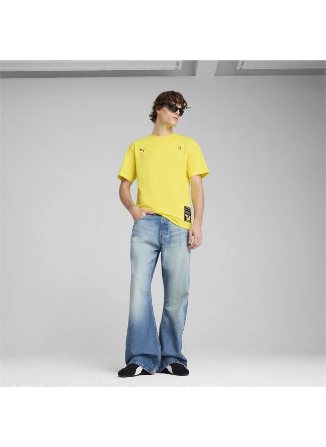 Puma Speed Yellow Scuderia Ferrari HP Race Color Splash Graphic Tee Men for Men | Best Price UAE