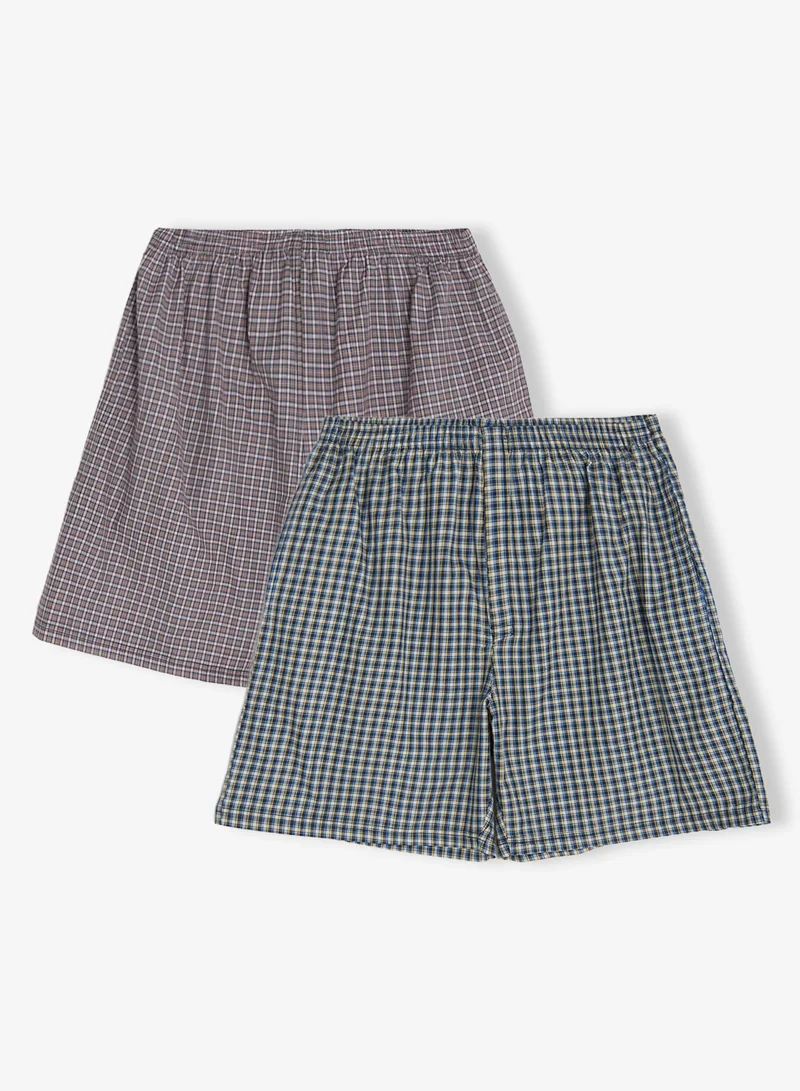 Seventy Five Basics Woven Boxer of 2 Pack