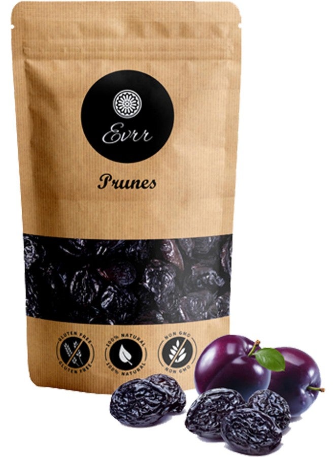 EVRR 100% Natural Dried Prunes 500 grams, dried plum, aloo bukhara dry fruit, Bursting with Fiber & Antioxidants - Image 1