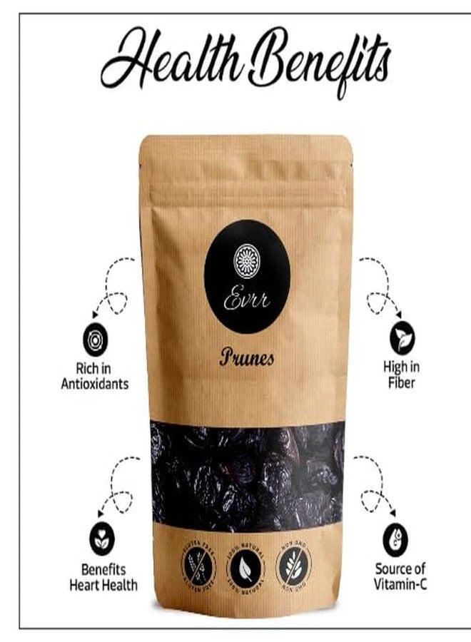 EVRR 100% Natural Dried Prunes 500 grams, dried plum, aloo bukhara dry fruit, Bursting with Fiber & Antioxidants - Image 2
