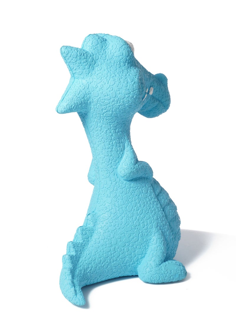 GULFLINK Non Toxic Natural Rubber Squeaky Toy for Dogs Blue - Image 4