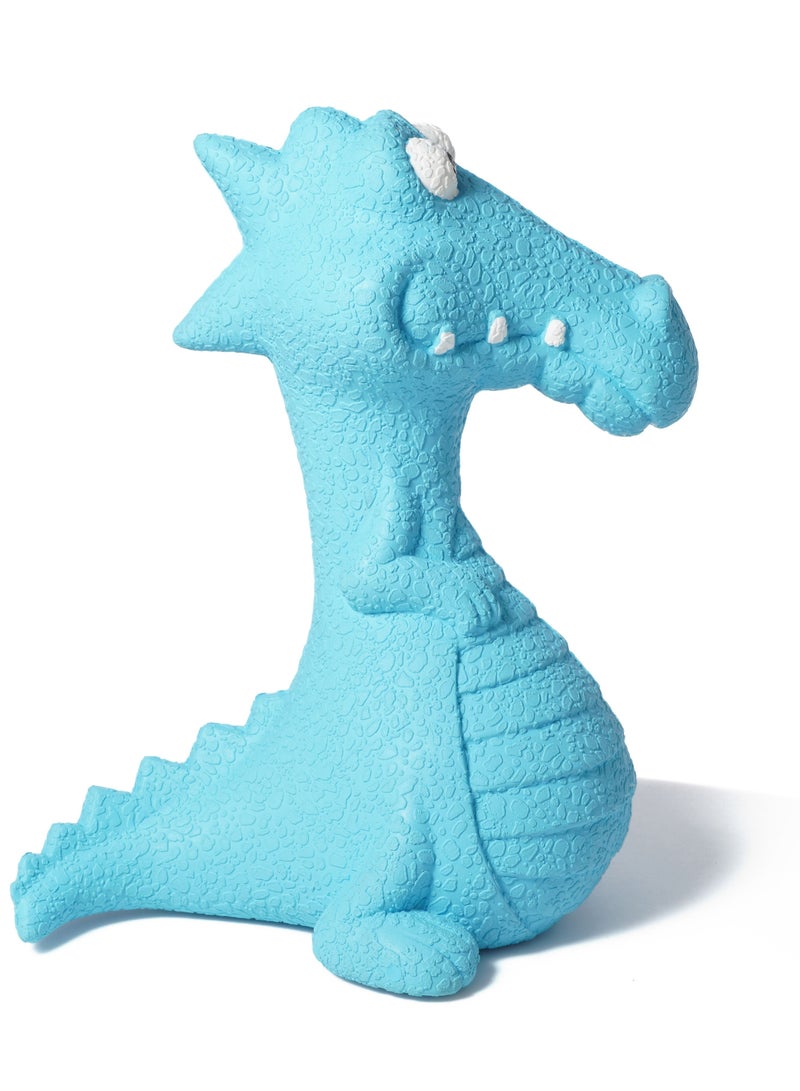 GULFLINK Non Toxic Natural Rubber Squeaky Toy for Dogs Blue - Image 3