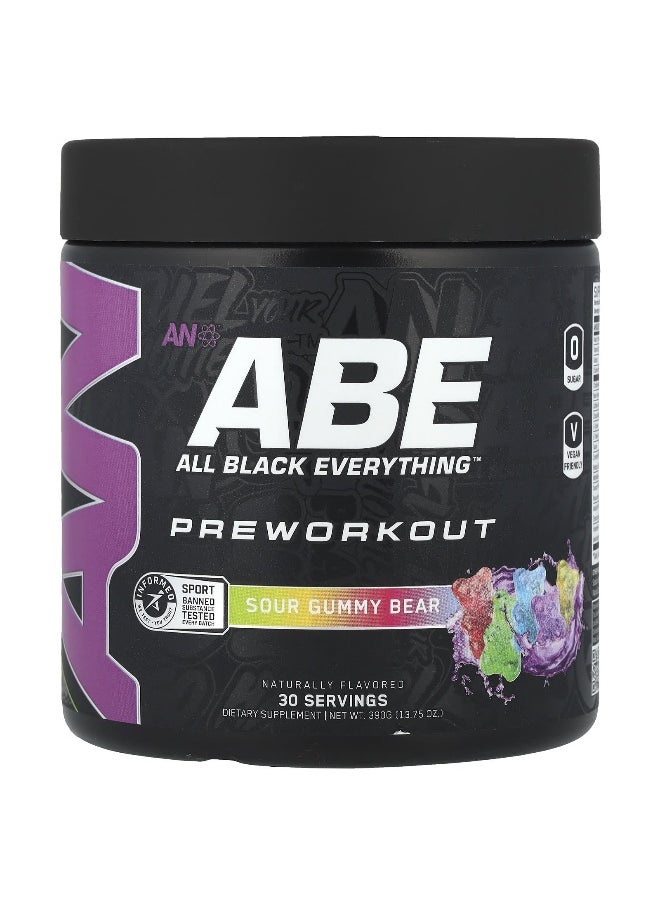 Abe - ABE, Preworkout, Sour Gummy Bear, 13.75 oz (390 g) - Image 1