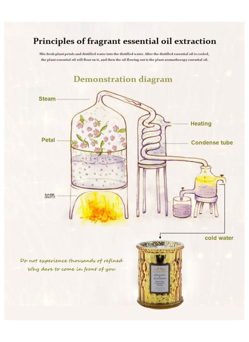 ROMANTIC TIMES Plant Essential Oil Scented Candle  - Image 3