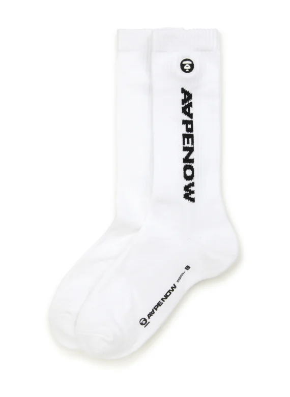 ايه ايه بي إي AAPENOW moonface logo socks