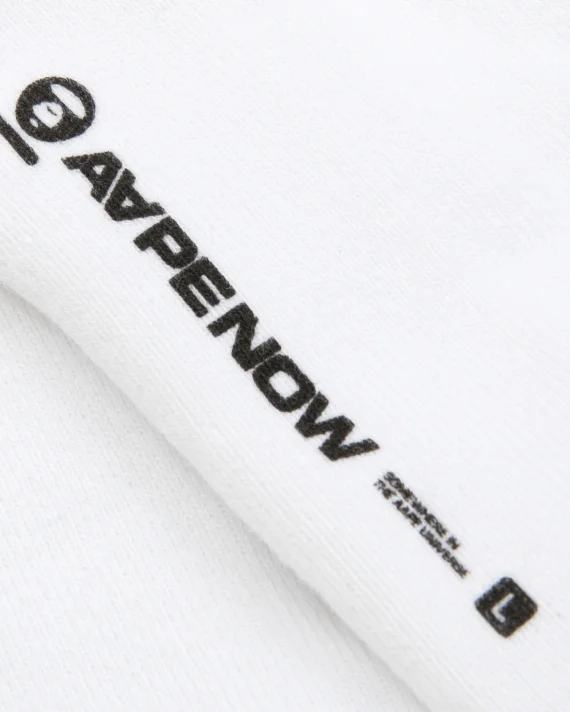 ايه ايه بي إي AAPENOW moonface logo socks