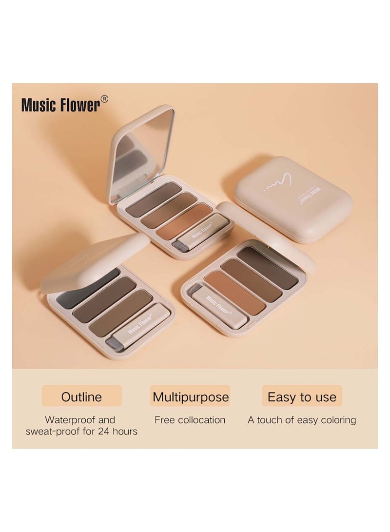 ميوزك فلاور بودرة الحواجب - Image 5