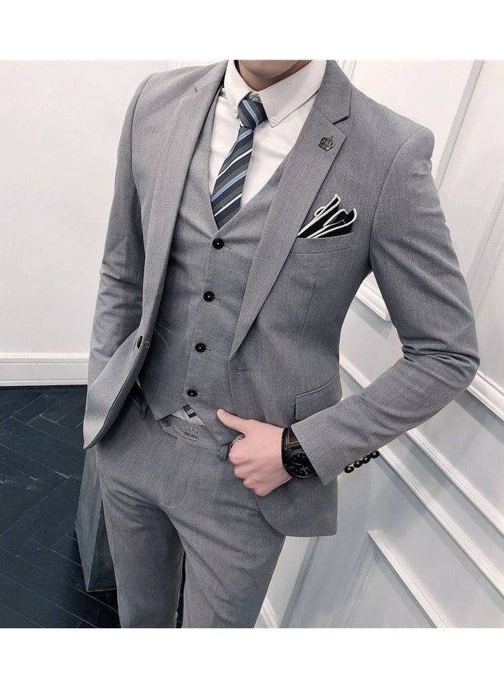 KUYING New Business Casual Slim-fit Men's Suit Sets  - Image 1