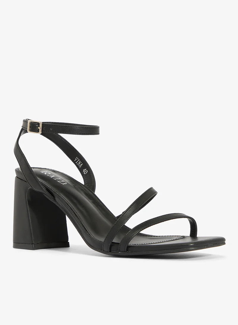 ريد Vina Ankle Strap Heeled Sandals