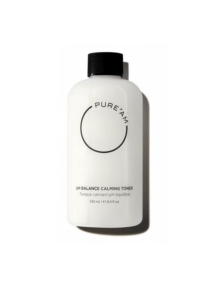 PURE'AM Ph Balance Calming Toner For Dry Skin Deeply Hydrating Toner With Hyaluronic Acid And Vegan Ceramides Nourishing Milky Toner For Sensitive Skin Redness And Acne 8.4 Fl. Oz 248 Ml  - Image 1