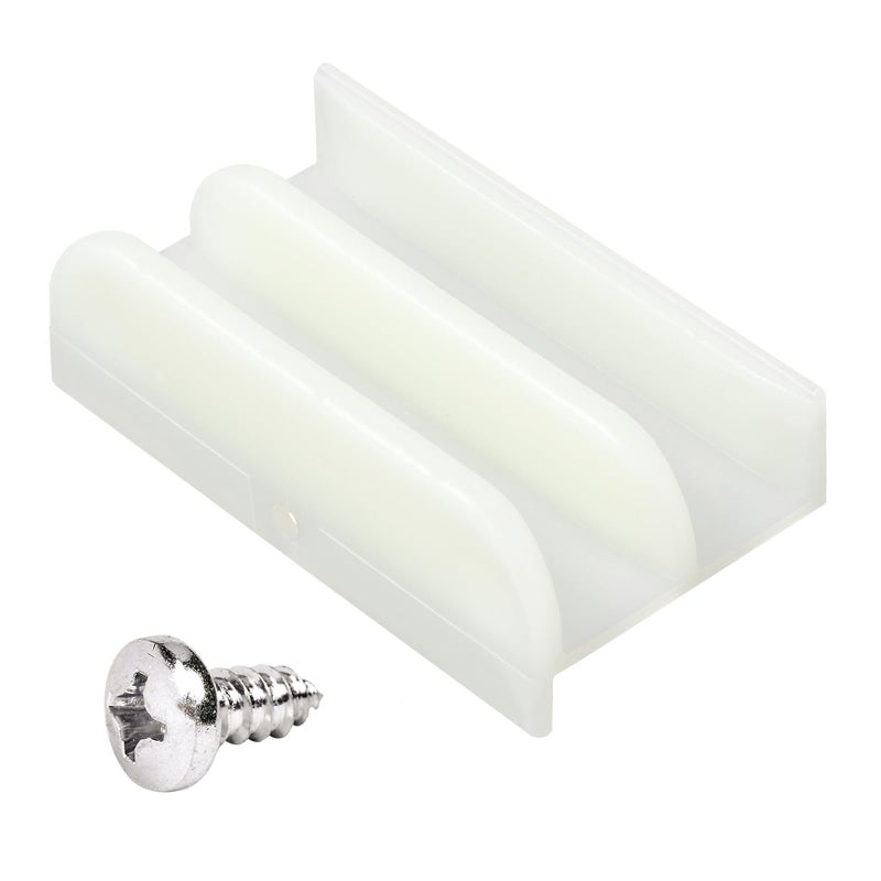 VYH M6219 Sliding Shower Door Bottom Track (Top-Hung Shower Door Track), Suitable for 7/16-inch Thick Glass, 1/2-inch Channels, Glass Shower Door Plastic Track M6219 (1 Pack) - Image 1