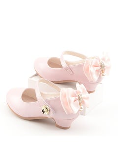 Generic New style girls shoes high heel leather shoes princess shoes children's shallow mouth stage performance shoes  - Image 2