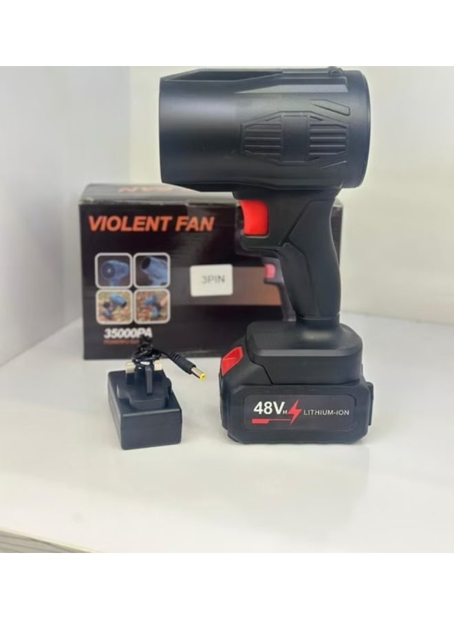 Violent Cordless Turbo Fan Air Blower - 35000PA- 48V Lithium Battery for Dust Cleaning & Car Detailing - Image 2