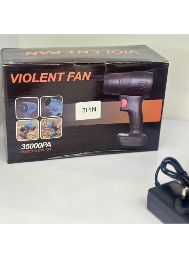Violent Cordless Turbo Fan Air Blower - 35000PA- 48V Lithium Battery for Dust Cleaning & Car Detailing - Image 5