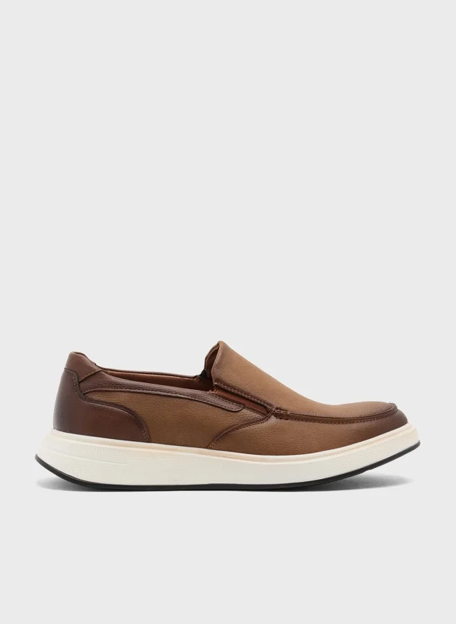 Casual Nubuck Slip Ons