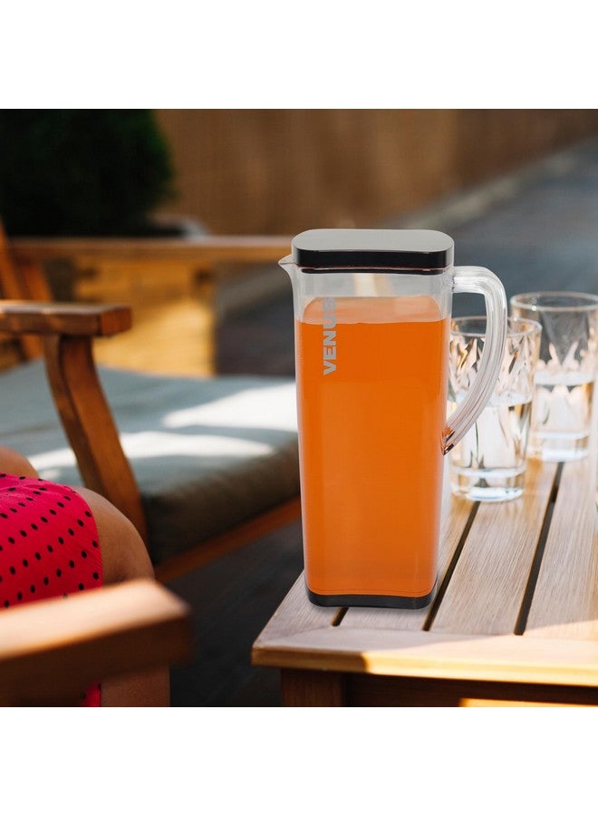 جايبي بلس إبريق ماء بلاستيكي فينوس من جايبي بلس، سعة 1.65 لتر، أسود - Image 2