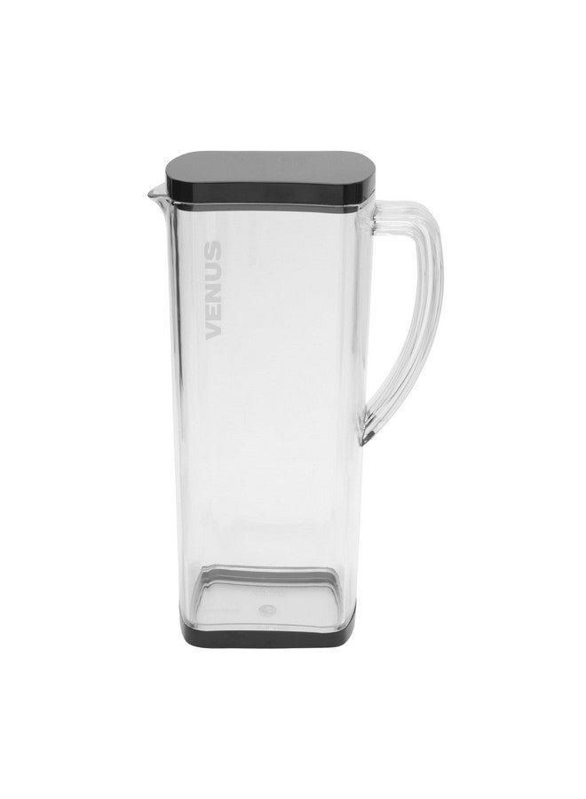 جايبي بلس إبريق ماء بلاستيكي فينوس من جايبي بلس، سعة 1.65 لتر، أسود - Image 3