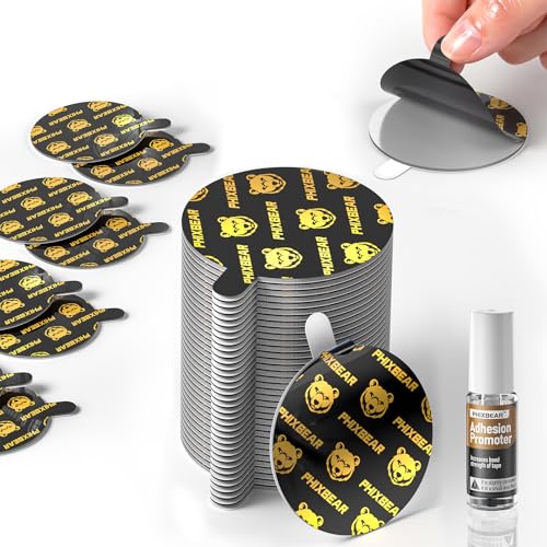 PHIXBEAR Extreme Mounting Tape with Easy-Peel Tabs, 1.57" Round Double Sided Tape Heavy Duty, 30 Pack with Adhesion Primer, Heat Resistant for Car Home and Office, No Residue - Image 1