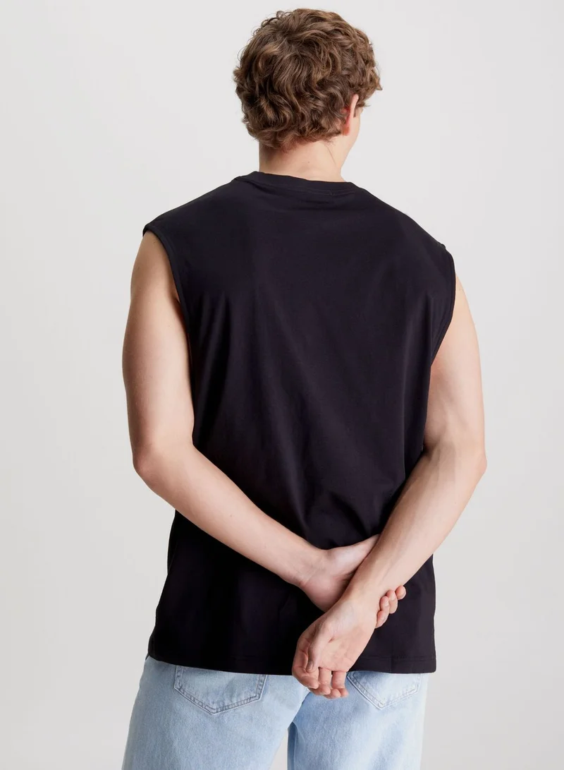 Calvin Klein Jeans Logo Tank Tops