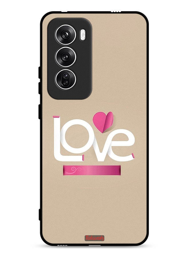 Tolwak Oppo Reno12 5G Protective Case Cover Love Art - Image 1