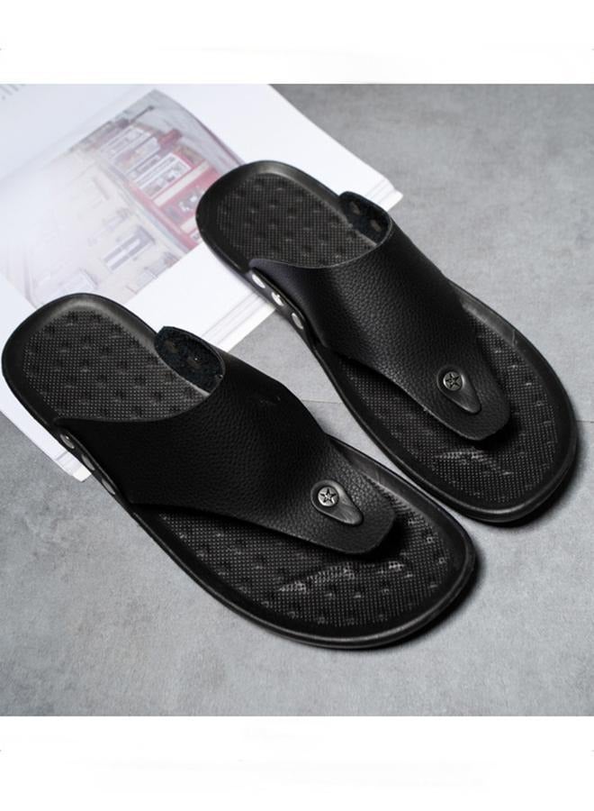 Men's Stylish EVA Flip Flop Sandals - Men's Casual Flat Sandals - Soft And Comfortable Flip Flops Perfect For Keeping Feet Cool Size 42 - Indoor And Outdoor Beach Fashion Essentials  - Image 4