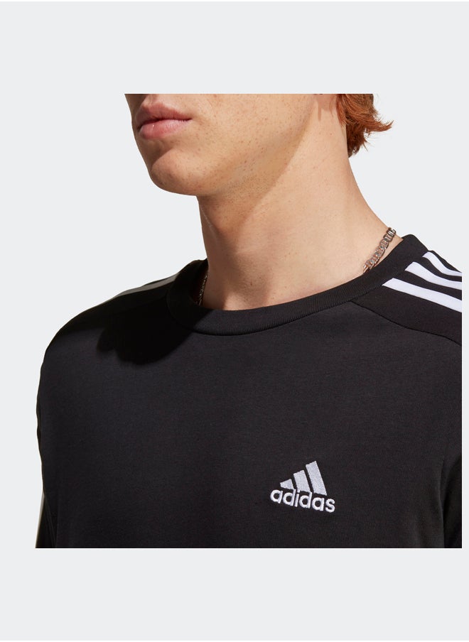 Adidas - Essentials Single Jersey 3-Stripes T-Shirt - Image 1