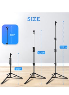 Boom Microphone Stand - Gooseneck Tripod Design Adjustable Height 3'- 6' with Mic Clips Microphone Stand for Singing - pzsku/ZF89E97453F30F6BF54AAZ/45/_/1723541238/c423bd27-fe76-4030-a7cc-abdcb5d51433