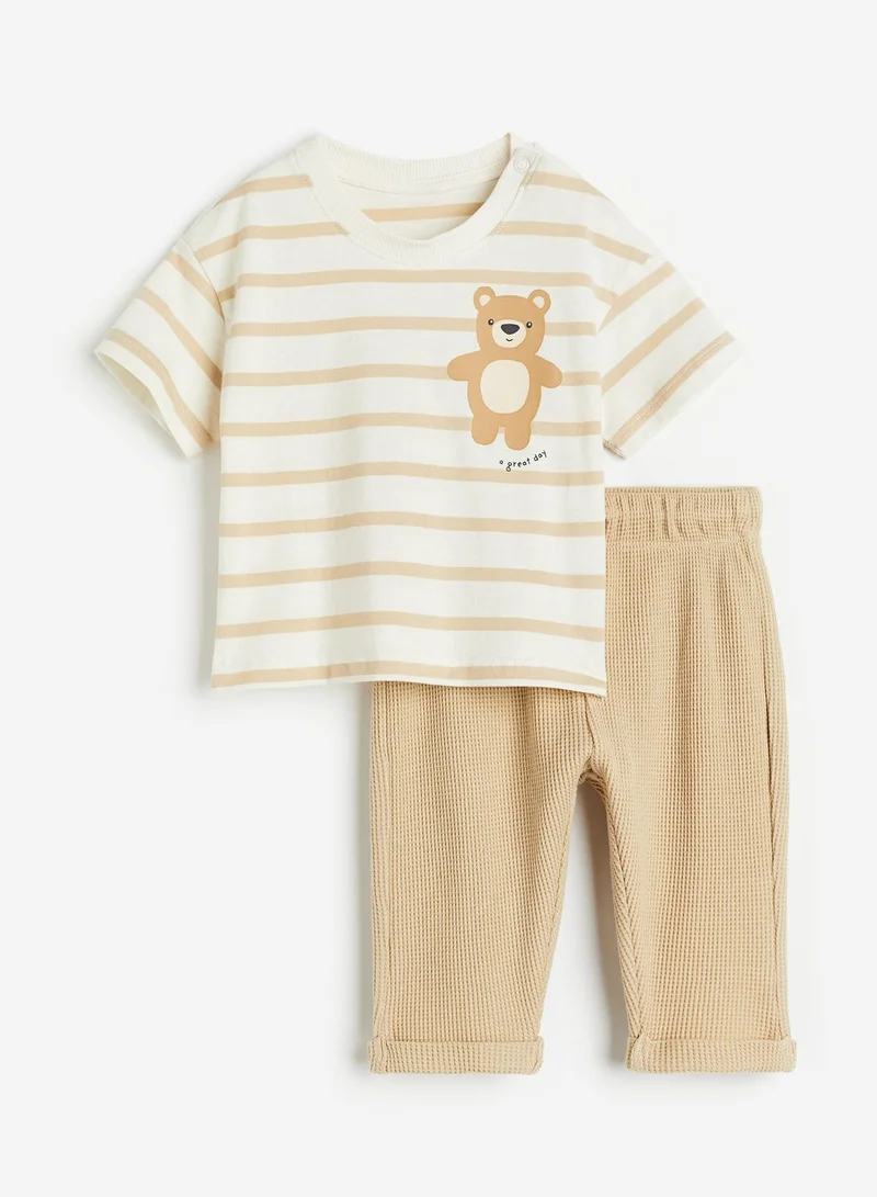 اتش اند ام Kids 2 Piece Stripe And Pyajama Set