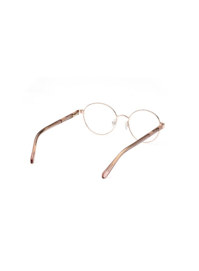 GANT Ga4151 Round Metal Frames For Women Size 50, Shiny Rose Gold - Image 5