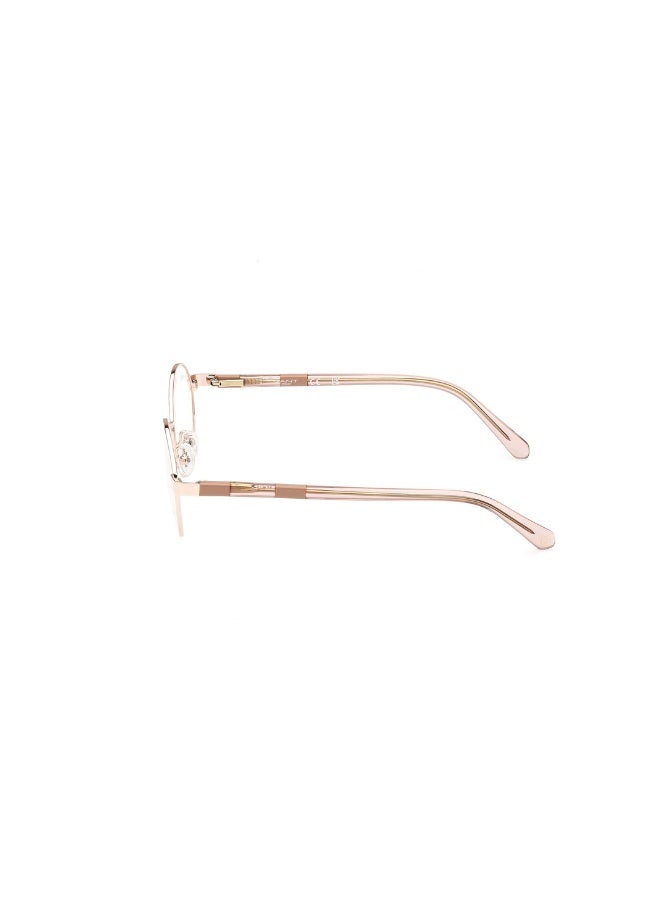 GANT Ga4151 Round Metal Frames For Women Size 50, Shiny Rose Gold - Image 2