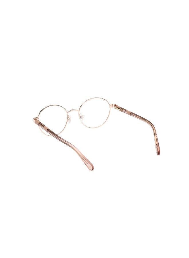 GANT Ga4151 Round Metal Frames For Women Size 50, Shiny Rose Gold - Image 3