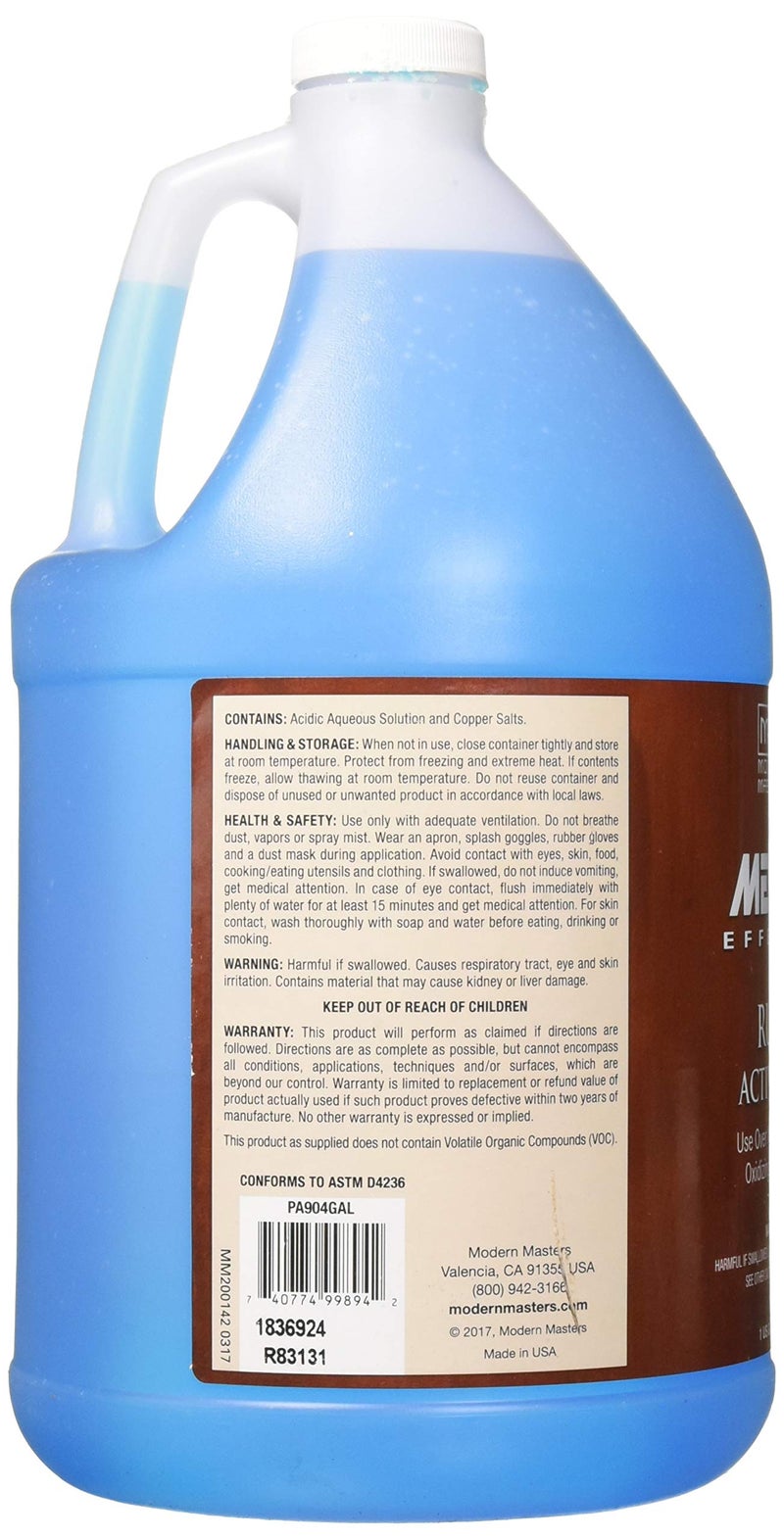 Modern Masters 1 gal Modern Masters PA904 Metal Effects Rust Activator - Image 3