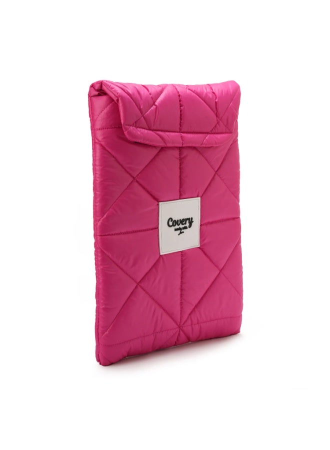 أكمام كمبيوتر محمول منتفخة وردية ساخنة مقاس 15 بوصة - Image 2