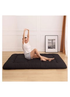 Cool Baby COOLBABY Japanese Floor Mattress Futon Mattress Thicken Tatami Mat Sleeping Pad Foldable Roll Up Mattress Dormitory Mattress Pad Kids Floor Lounger Pillow Bed  - Image 2