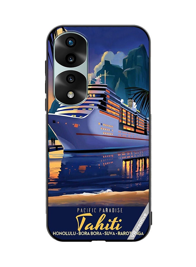 VR CREATIVE Protective Case Cover For Honor 70 Pro Pacific Paradise Design Multicolour - Image 1