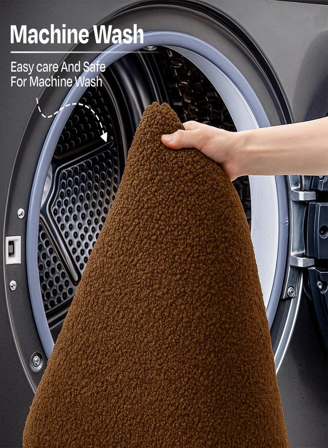enera Microfibre Bath Mat | Soft & Absorbent 2650 GSM | Non-Slip Latex Backing | Quick Dry, Washable Multipurpose Floor Mat for Bathroom, Bedroom, Kitchen & Home (Opella 40 x 60 cm) (Chocolate) - Image 5