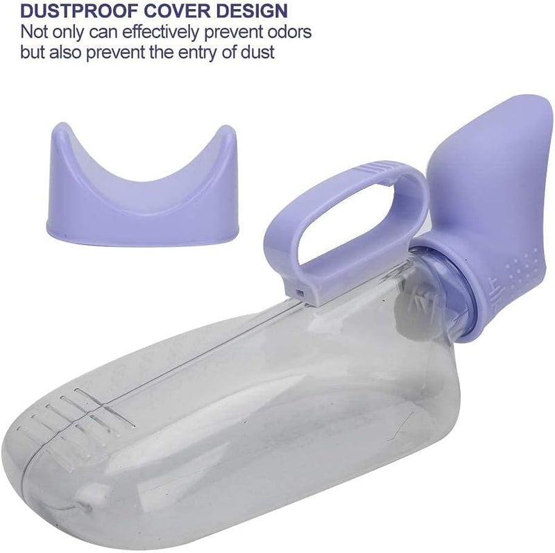 cheekyglo Female Urine Bottle, Potty Urinal, Portable Incontinence Pee Bucket Toilet with Female Adapter, Reusable Emergency Urinal for Women for Bedridden/Those with Limited Movement - Image 4