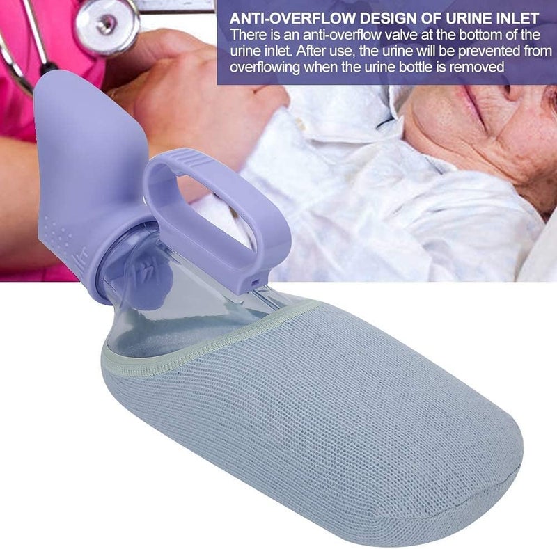cheekyglo Female Urine Bottle, Potty Urinal, Portable Incontinence Pee Bucket Toilet with Female Adapter, Reusable Emergency Urinal for Women for Bedridden/Those with Limited Movement - Image 3