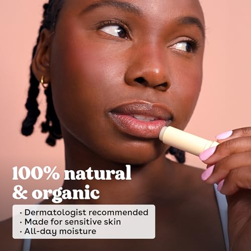 eos 100% Natural & Organic Lip Balm Stick- Vanilla Bean | Dermatologist Recommended for Sensitive Skin | All-Day Moisture Lip Care Products | 0.14 oz - Image 3