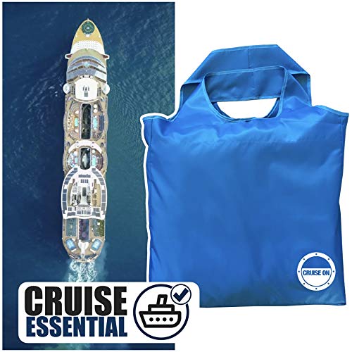Cruise On Collapsible Travel Tote Bag, Large, Lightweight, Waterproof Nylon for Cruise, Beach, Shopping & Travel, Foldable & Packable into Small Pouch, Durable Carryall for Women & Men - Image 2