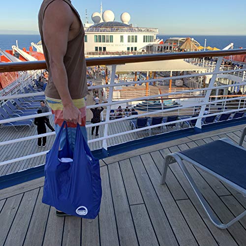 Cruise On Collapsible Travel Tote Bag, Large, Lightweight, Waterproof Nylon for Cruise, Beach, Shopping & Travel, Foldable & Packable into Small Pouch, Durable Carryall for Women & Men - Image 4