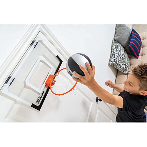 SKLZ Pro Mini Hoop 5-Inch Foam Basketball, Black/Silver - Image 3