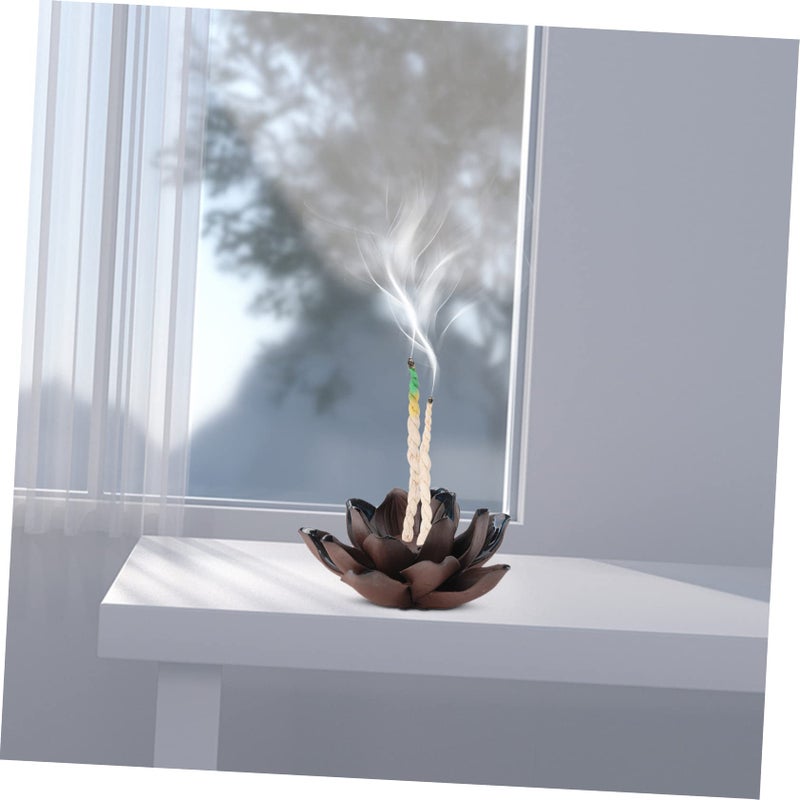 عصا البخور الطبيعية من الحبل 2 قطعة مصنوعة يدوياً لمعطر المنزل والتأمل وتنقية الهواء - Image 5