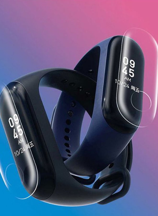 Voberry 10-Piece Tempered Belt Hole Screen Protector Film For Xiaomi Mi Band 3 Clear - Image 2