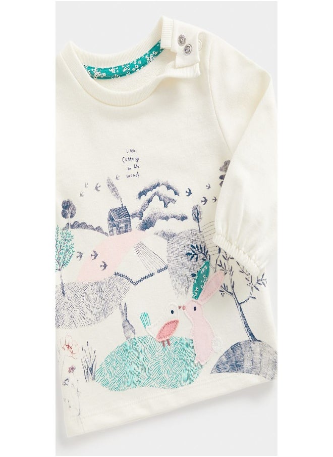mothercare - Little Cottage Sweat Top - Image 1