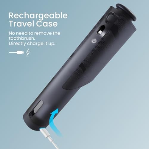 CoolSmile Charging Travel Case Compatible with Oral B Electric Toothbrushes Fits OralB pro 2 pro 3 pro 600700 10001500 20003000 35005000 7000 io2 io3 io4 io5 io6 Black - Image 3