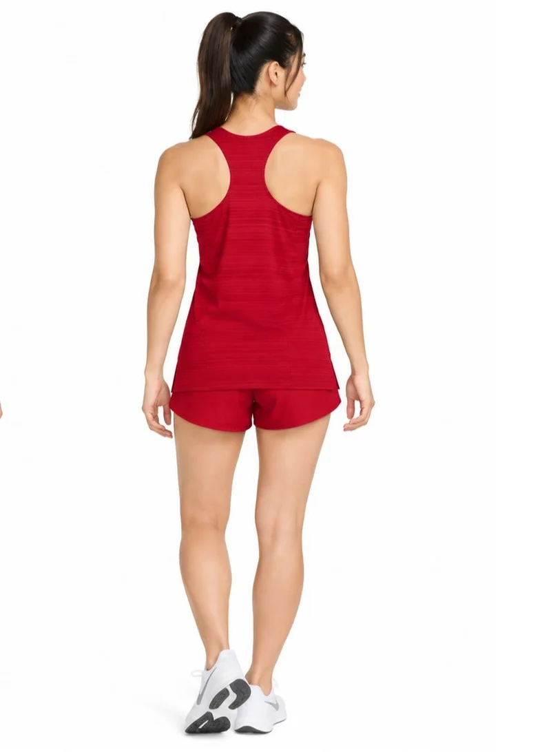 Nike RED Nike Women's Dry Miler Tank Tops for Women | Best Price UAE