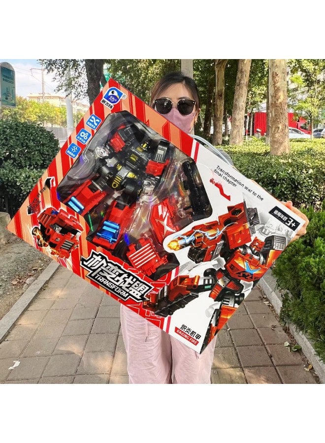 Deformable Robot Toy Mechanic War Alliance Engineering Mecha Deformable Suit Mechanism Toy Gift Box Boy's Toy-Color:8228-25 Various Mixed Styles Are Sent Randomly - Image 2